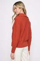 Half-Zip Chainlink Top Side View