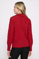 Half-Zip Chainlink Top Back View