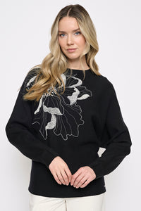 Embellished Floral Top