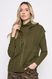 Zip-Front Short-Sleeves Jacket