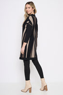 High Collar Tunic Dress Side View