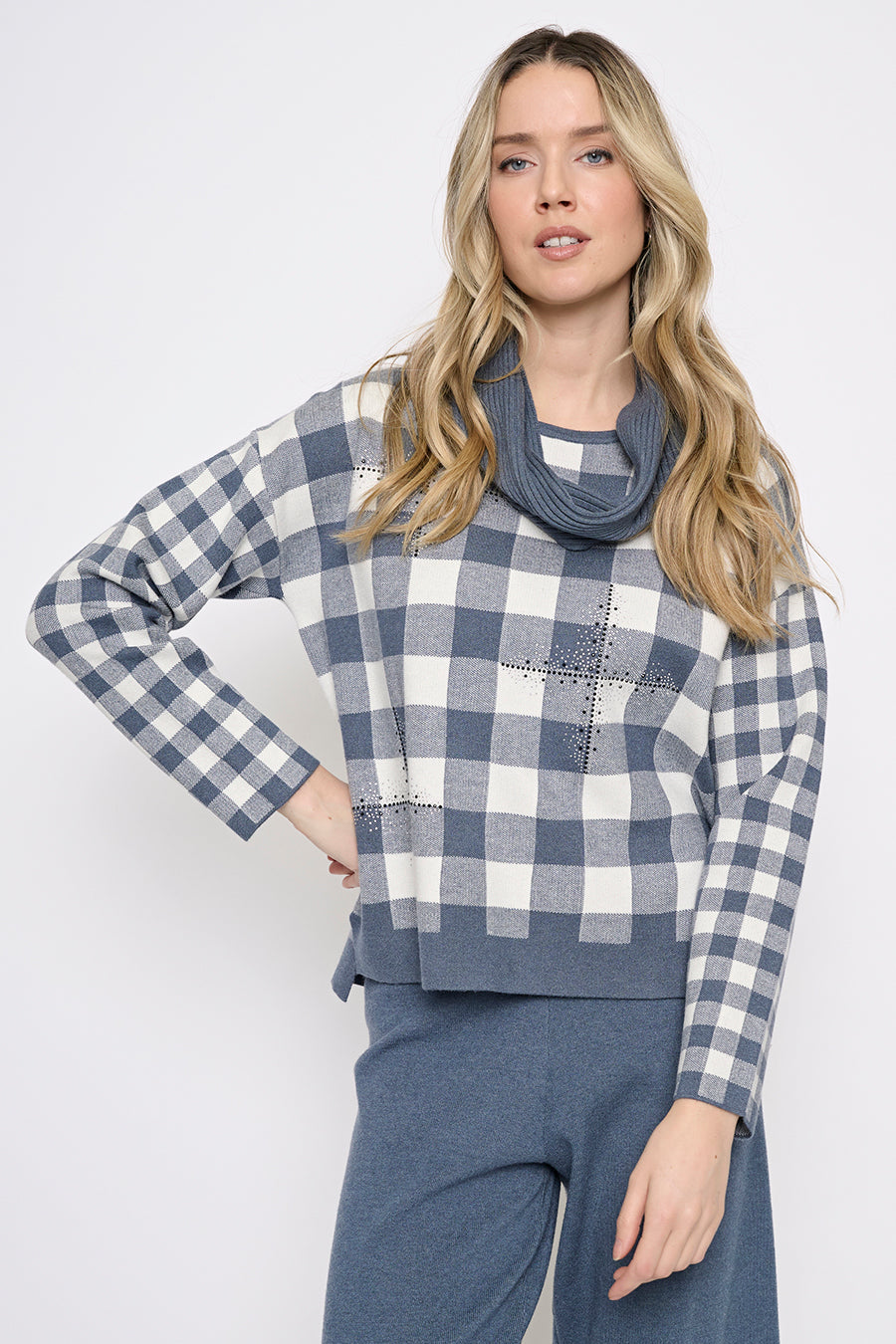 Checker Top Front View