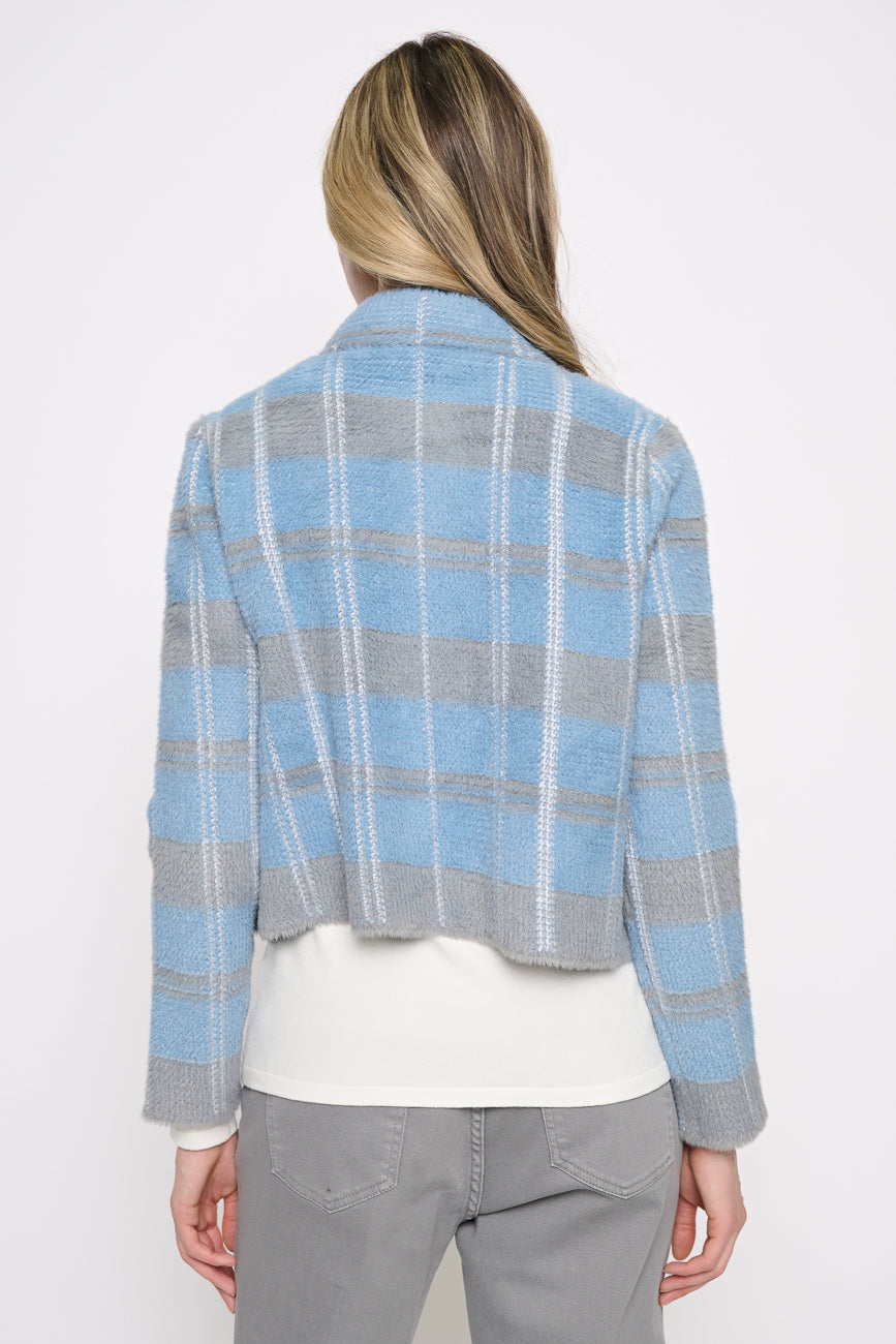 Short Plaid Jacket
