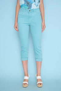 Cuffed Cropped Jeans
