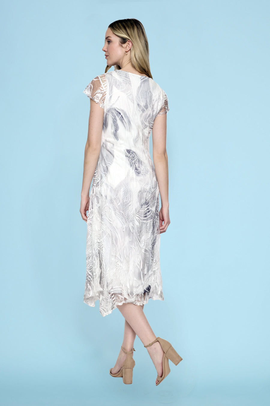 Cap Sleeve Long Dress