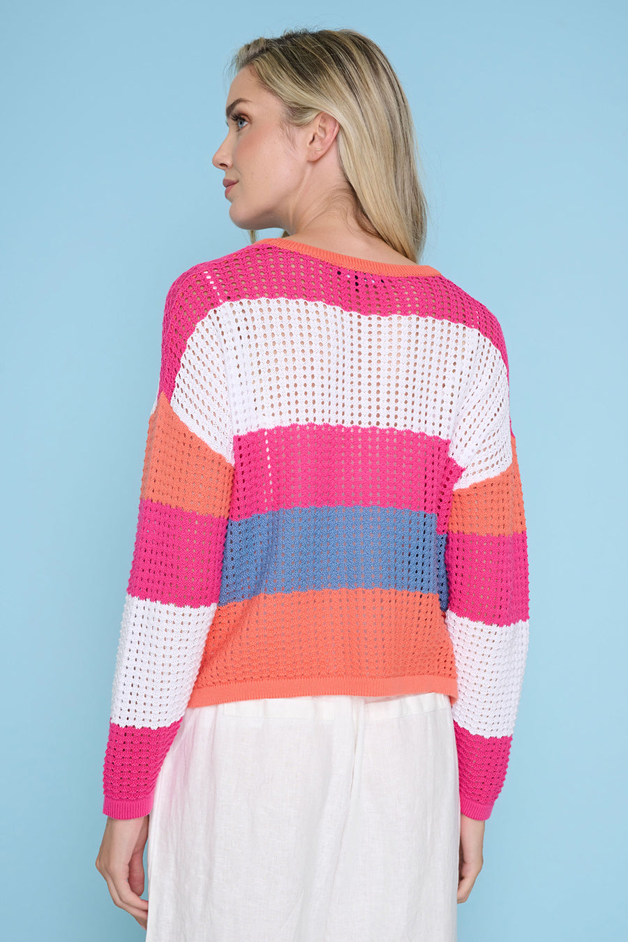 Multi Color Stripe Top