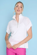 Half-Zip Knit Top