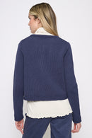 1-Button Short Jacket Back View