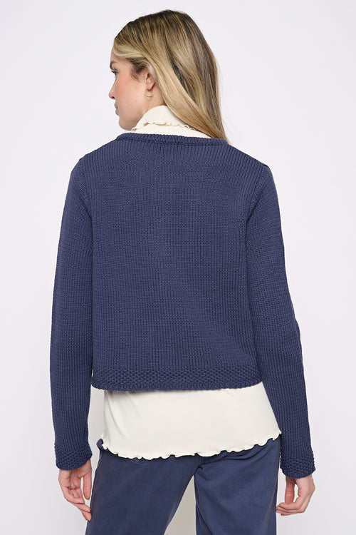 1-Button Short Jacket Back View
