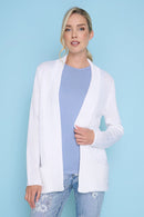Open-Front Long Jacket Front View