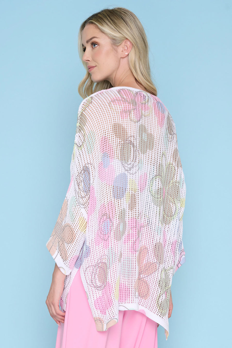 Oversized Floral Print Top