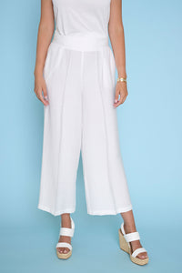 Wide-Leg Cropped Pants