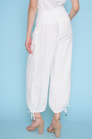 Tie-Hem Cropped Pants