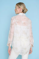 Rhinestud Printed Shirt