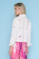 Zip-Front Cropped Jacket