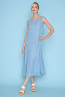 Sleeveless Long Dress Front View