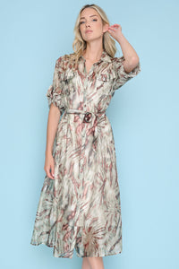 Button-Down Long Dress