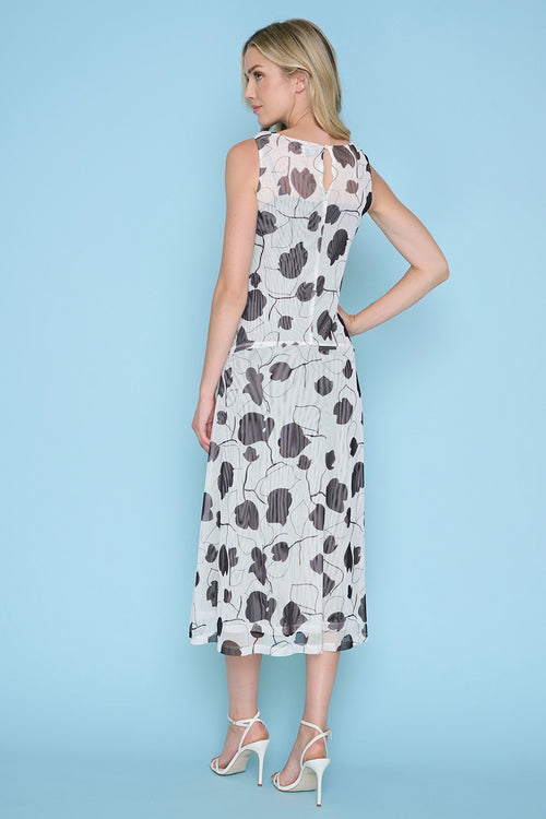 Sleeveless Cowl Neck Dress