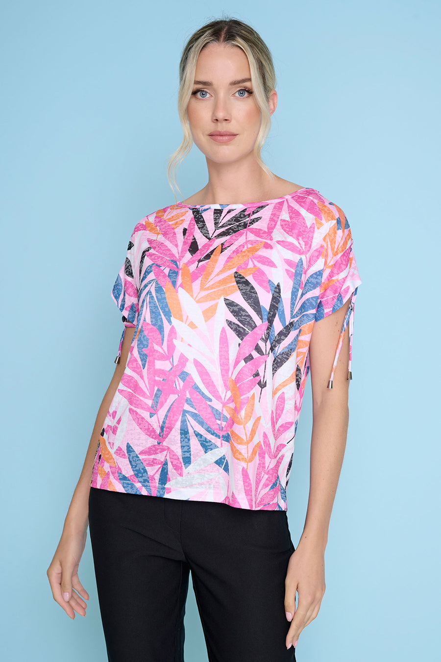 Drawstring Shoulder Top