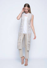 Stretchy Pull-On Straight Leg Pant in taupe by Picadilly Canada