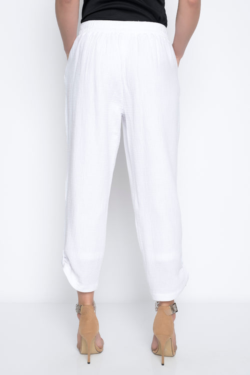 Tab Detail Pant by Picadilly Canada