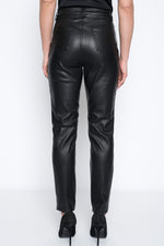 Slim- Leg Faux Leather Pants by Picadilly Canada
